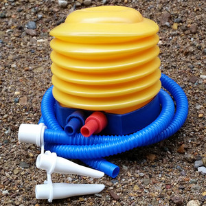 大号高效黄色压缩脚踩泵 气球气垫床专用打气筒 游泳圈沙发充气泵