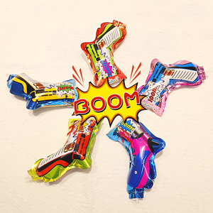 创意充气礼花枪手持运动会气球枪生日派对氛围活动礼花筒道具布置