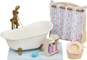 完美组合 日本代购森贝儿浴室浴缸洗澡套装过家家 儿童玩具中性