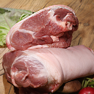 猪前肘子新鲜土猪前蹄膀生鲜密云农家散养速冷冻土猪腿1个约2.5斤