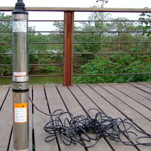 大元牌深井泵 不锈钢潜水泵井用抽水泵家用高扬程三相380v