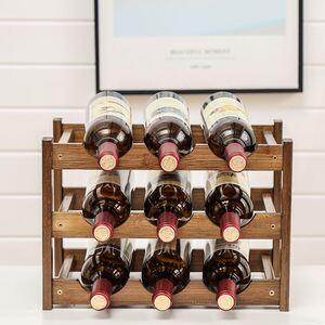 楠竹红酒架摆件红酒柜子家用酒瓶架创意红酒柜展示架个性创意酒驾