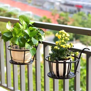 阳台挂篮花盆悬挂壁挂吊兰垂吊挂花盆架子客厅铁艺吊篮挂式挂架
