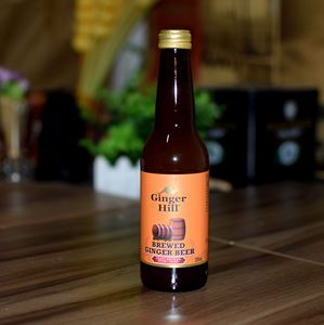 新到货24瓶 浆山ginger hill 姜汁型干姜水碳酸饮料 无醇啤酒330