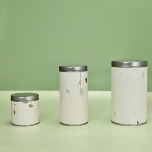 小号茶叶罐密封散茶罐棉纸罐小罐茶包装通用茶叶罐圆罐个性化定制