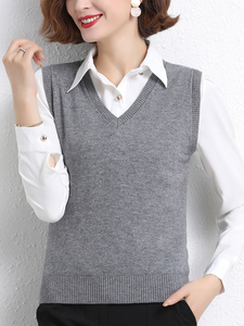 鸡心领女士坎肩