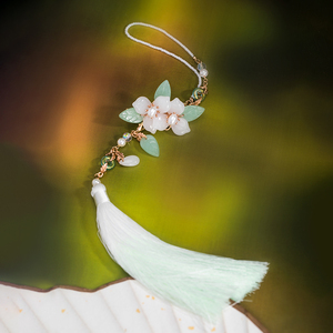 旗袍压襟穗子挂饰古风禁步渐变流苏腰佩复古国风挂件汉服配饰挂坠