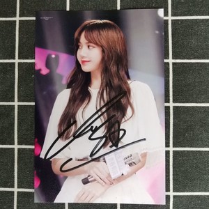 blackpink lisa亲笔签名照lisa签名照送女朋友送同学lisa毕业礼物