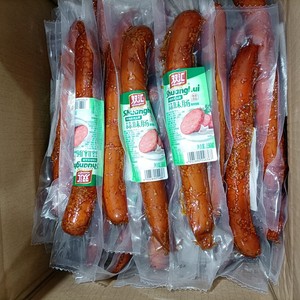 双汇蒜味肠190g蒜香烤肠香辣蒜蓉香肠即食休闲零食小吃火腿肠整箱