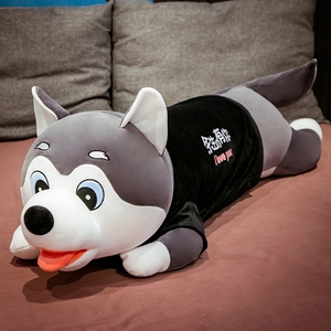 大狗毛绒玩具哈士奇