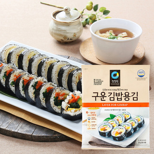 韩国进口清净园烤寿司海苔紫菜包饭寿司海苔料理紫菜海苔10张20g