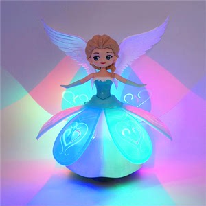 冰雪公主奇缘玩具唱歌跳舞爱莎电动万向旋转灯光音乐艾莎儿童女孩