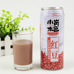 小岗本色红豆谷物饮品 小岗村粗粮饮料 500ml*12瓶/箱