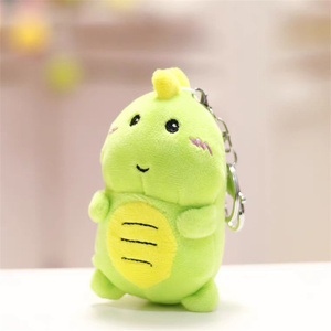 可爱恐龙公仔毛绒玩具迷你小号绿色霸王龙挂件钥匙扣儿童小礼物