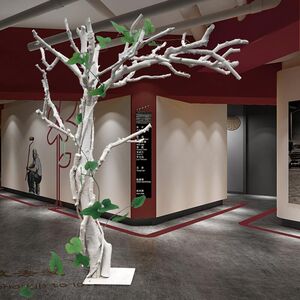 仿真枯树大型造型枯树装饰真树干剥皮道具树酒店咖啡店假树装饰