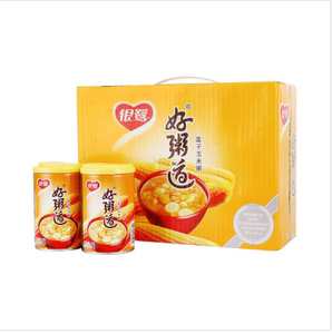 银鹭好粥道莲子玉米粥八宝粥速食粥280g*12罐整箱包邮