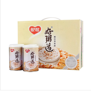 银鹭好粥道椰奶燕麦粥八宝粥速食粥280g*12罐整箱