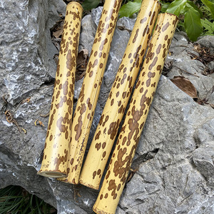 梅妃竹料花斑竹料湘妃竹折扇料装修装饰竹竿民宿装修竹竿带水路