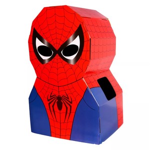 万圣节装饰品服装卡通纸盒套头玩具儿童穿搭服饰活动拍照装扮道具