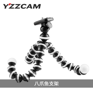 运动相机摄像机SJCAM小米小蚁GoPro配件三脚架八爪鱼万能固定支架