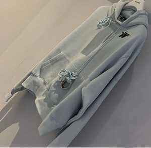 韩国正品代购 we11done 铁环扣插袋连帽卫衣易烊千玺张杰同款