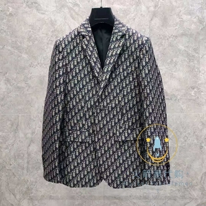 dior/迪奥21ss老花满字母logo修身商务男女同款西服西装外套上衣