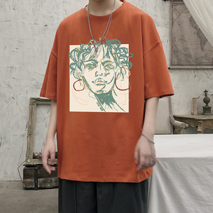 卓 唐狮outlets店闲鹿岛男装川工作室夏侯政一潮牌七哥火星局短袖