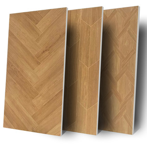 人字拼木纹砖600x1200木地板砖木纹瓷砖复古防滑哑光卧室全瓷地砖