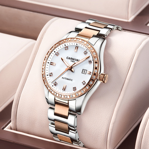瑞士天王手表女士机械表防水全自动时尚潮简约2021新款品牌女表