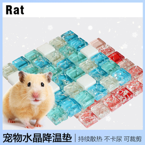 仓鼠刺猬夏季降温用品龙猫兔子豚鼠消暑散热用品宠物专用水晶凉垫