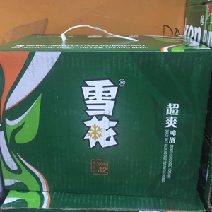 雪花超爽啤酒大罐整箱500ml*12低度清爽型原麦汁度8`p团购优惠