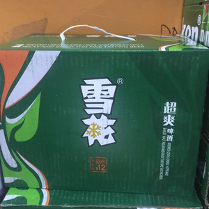 雪花超爽啤酒大罐整箱500ml*12低度清爽型原麦汁度8`P团购优惠