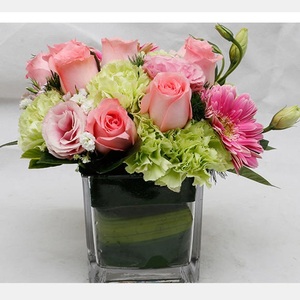 会议小桌花鲜花同城商务年会宴会方杯缸花成都鲜花店绵阳德阳宜宾