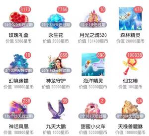 酷狗繁星直播礼物女神