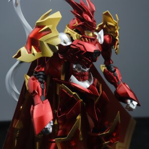 星辉模玩 万代 frs数码宝贝 红莲骑士兽 公爵兽 真红莲 板喷 喷涂