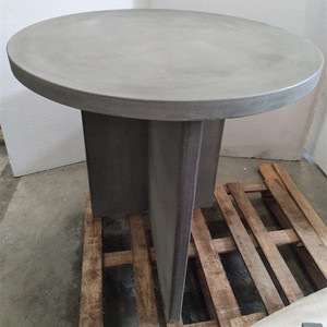 北欧水泥餐桌 厂家定制创意圆形清水圆桌  时尚工业风混凝土桌子