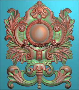 精雕图浮雕图新款别墅外墙欧式洋花横贴花石雕背景墙贴花有线