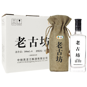 中粮老古坊麻布袋浓香型纯粮固态发酵优级标准国产白酒