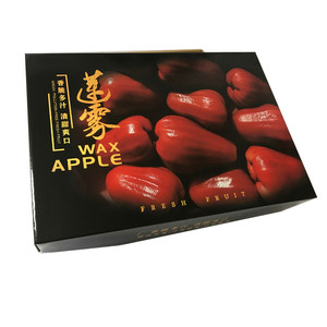 水果礼盒厂家销售天地盖烫金彩印莲雾礼品盒加硬现货莲雾包装箱