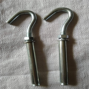 热水器挂钩 膨胀管卡托钩 暖气水管钩加长特大挂钩螺栓 钩型螺丝