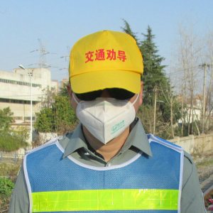 交通劝导员帽子文明志愿者文明劝导帽小黄帽驾校学员站岗服装帽