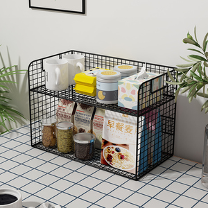 桌面置物架餐桌收纳神器客厅饭桌水杯架子飘窗零食架桌上整理架子