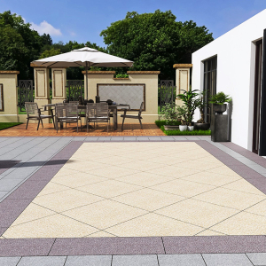 户外小院花园地板砖农村院子瓷砖防滑别墅庭院室外大理石广场地砖