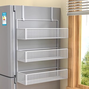 冰箱置物架侧收纳厨房多功能调料品侧面多层挂式挂钩侧边侧壁挂架