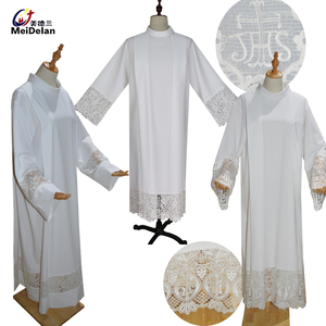 美德兰大白衣圣物服大白衣 大白袍弥撒服装神父大白衣 牧师服白衣