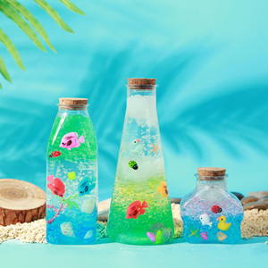水宝宝泡大珠瓶子塑料瓶水精灵玩具手工水晶宝宝海洋瓶diy材料