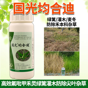 国光均合迪氟吡甲禾灵花海麦冬三叶草苗圃马唐除草剂除尖叶杂草
