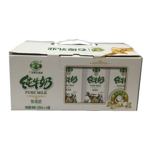 石埠新货石埠纯牛奶营养早餐奶250ml*12盒