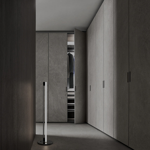 整体开放式别墅衣帽间定制一门到顶意式轻奢岩板衣柜定做全屋家具