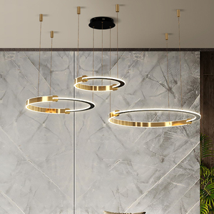 松伟【心心相印】高圆圆现代轻奢吊灯别墅大气客厅灯设计师餐厅灯